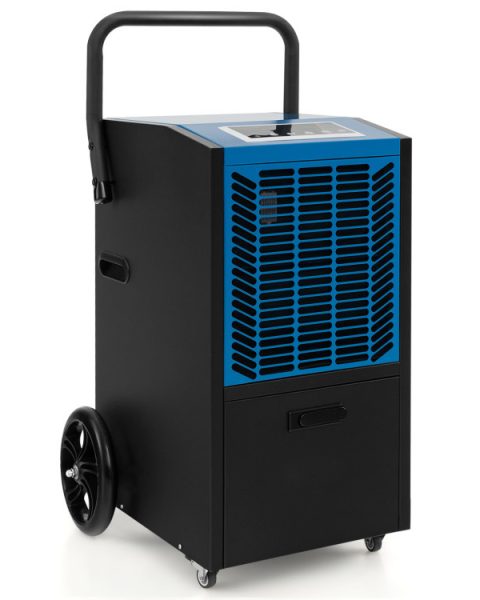 163 Pints Commercial Dehumidifier Crawl Space Dehumidifier with Pump and Drain Hose