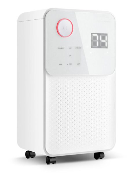 32-Pint Dehumidifier for 2000 Sq. Ft – Auto & Sleep Mode, 3-Color Humidity Display, 2 Drain Options, Quiet Operation for Home & Basement