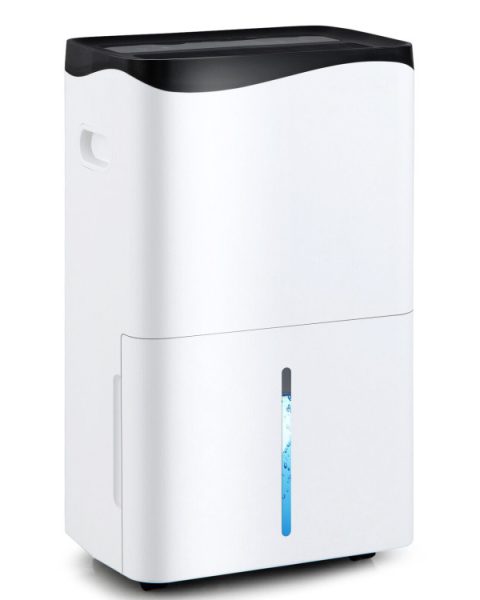 100 Pint Smart Dehumidifier for Home & Basement – WiFi & App Control, Alexa Compatible, 5,500 Sq. Ft Coverage with Drain Hose and Sleep Mode