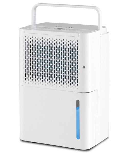 32 Pint Dehumidifier for 2000 Sq. Ft – Quiet Operation, 3 Modes (Auto, Drying, Continuous), LED Display, Dual Drainage, Washable Filter