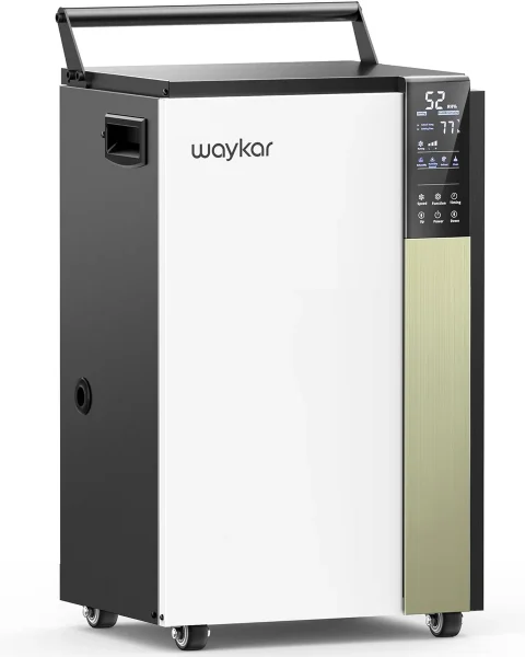 Waykar 190 Pints Smart Large Commercial Dehumidifier For 7500  Sq. Ft.