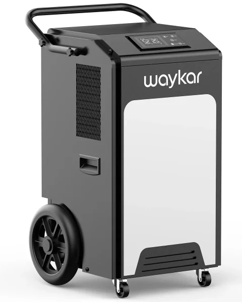 250 Pints Basement Dehumidifier with Built-in Pump and Big Wheels For 8000 Sq. Ft.