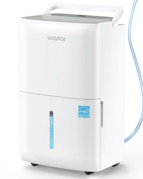 Waykar 150 Pint Automatic Dehumidifier for  7500 Sq. Ft. with Pump Drainage