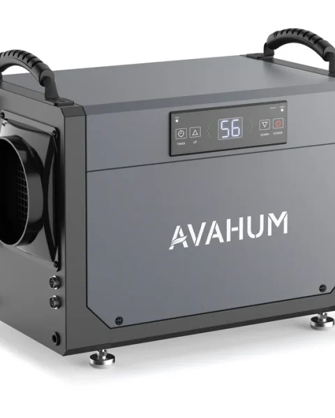 AVAHUM 120 Pints Crawl Space Dehumidifier for Basement, Commercial Dehumidifier with Drainage Hose, Coverage Area 1500 Sq.ft