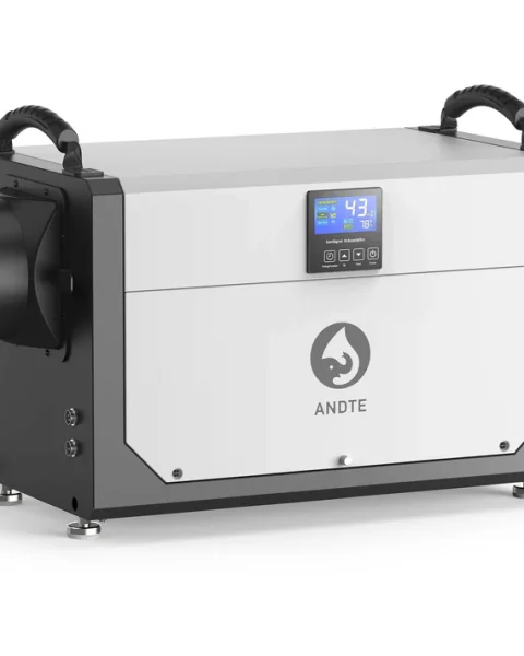 ANDTE 145 Pints Crawl Space Dehumidifier for Basement, Commercial Dehumidifier with Drainage Hose, Energy Star Listed