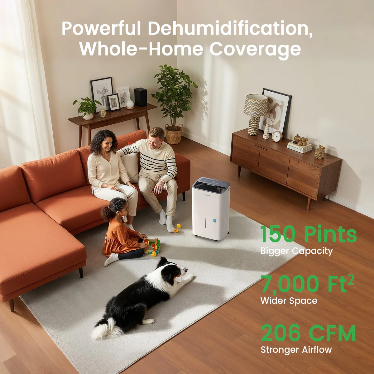 dehumidifier-waykar-CHWA150A-white-7000sqft-lifestyle